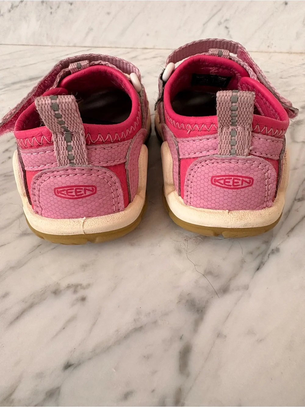Keen Knotch Creek Toddler Outdoor Closed-Toe Sandals Pink